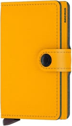 Secrid Miniwallet Ochre Tek Boyut Unisex Yetişkinler, Koyu sarı, Talla única, Modern