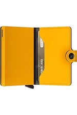 Secrid Miniwallet Ochre Tek Boyut Unisex Yetişkinler, Koyu sarı, Talla única, Modern