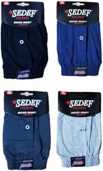 Sedef Yıldızı Sedef Yıldızı 12 Adet Karışık Paket Ekonomik Havlu Bel Boxer Çok Renkli L