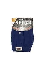 Seher 5 Adet Lacivert Renk Penye Boxer Mavi L