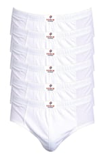 Seher-6'lı Seher Yıldızı Erkek Penye Kom Slip-Beyaz-XL