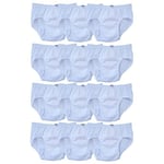 Seher Yıldızı Erkek Çocuk Slip Külot Beyaz 12 li Paket Beyaz 9-10 yaş