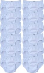 Seher Yıldızı Erkek Çocuk Slip Külot Beyaz 12 li Paket Beyaz 9-10 yaş