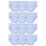 Seher Yıldızı Erkek Çocuk Slip Külot Beyaz 12 li Paket Beyaz 9-10 yaş