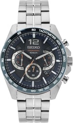 Seiko Erkek Kuvars Saat Paslanmaz Çelik Silikon Kayışlı