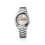 SEIKO Erkekler için Otomatik Saat - 5 - Spor - Tarih Takvimi ve Aydınlık Eller ve İşaretleyiciler, 100 m Suya Dayanıklı
