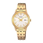 Seiko SUR412P Time Saat Garantili Takvimli 5 Atm Su Geçirmezlik Altın Renk Kadın Kol Saati