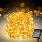 Selarlyt Dış Mekan için Solar String Işıklar, 200 LED 72 Ft Güneş Işığı Dış Mekan Su Geçirmez 8 Modlu, Güneş Işığı Dış Mekan Veranda Ağacı Noel Partisi Düğün Dekoru için (Sıcak Beyaz)