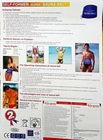 Selformer Sauna Belt Bel ve Sırt Isıtıcı Korse Kemer