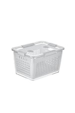 Selka Home - Lavin 4 Litre Açık Gri Saklama Kabı