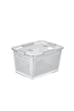Selka Home - Lavin 4 Litre Açık Gri Saklama Kabı