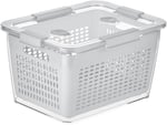 Selka Home - Lavin 4 Litre Açık Gri Saklama Kabı
