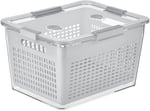 Selka Home - Lavin 7 Litre Açık Gri Saklama Kabı