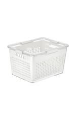 Selka Home - Lavin 7 Litre Açık Gri Saklama Kabı