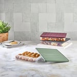 Selka Home - Nora 12'li 1.2 Litre Küçük Boy Açık Pembe Saklama Kabı