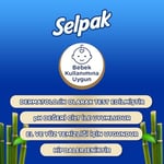 Selpak Organik Bambu Badem Sütlü Islak Mendil 1x50 - Seçenekler: Standart 1li paket, Standart 2li paket