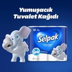 Selpak Tuvalet Kağıdı, 3 Katlı, 32'li, 1 Paket (1 x 32 Adet)