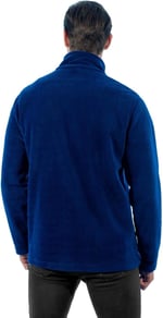 Şensel, Erkek Polar Mont, Saks Mavi -99E441- Cepli, Outdoor