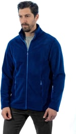 Şensel, Erkek Polar Mont, Saks Mavi -99E441- Cepli, Outdoor