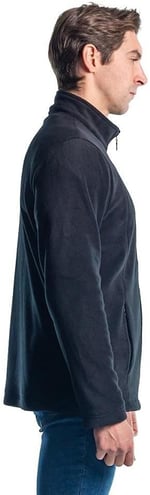 Şensel, Erkek Polar Mont, Siyah -99E550- Fermuarlı, Outdoor