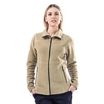 Şensel, Kadın Polar Mont, Bej -99E311- Cepli, Fermuarlı, Outdoor