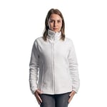 Şensel, Kadın Polar Mont, Beyaz -99E310- Cepli,Fermuarlı,Outdoor