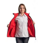 Şensel, Kadın SoftShell Mont, Kırmızı -91E2379- Su İtici
