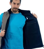 Şensel, Polarlı Yelek, Gri -118E1431- Kışlık Yelek-Vest