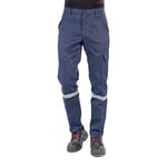 Şensel, Reflektörlü İş Pantolonu, Lacivert, Komando Cepli -101E445- Lacivert 2XL