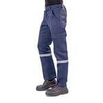 Şensel, Reflektörlü İş Pantolonu, Lacivert, Komando Cepli -101E445- Lacivert 2XL