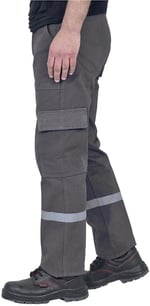 Şensel, Reflektörlü Kışlık İş Pantolonu, Gri, Komando Cepli -73E832-
