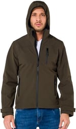 Şensel, Softshell Mont, Haki -91E2525- Su İtici, Rüzgar Geçirmez