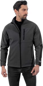 Şensel, SoftShell Mont, Koyu Gri -91E632- Su İtici