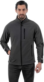 Şensel, SoftShell Mont, Koyu Gri -91E632- Su İtici