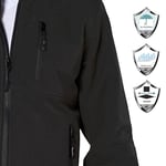 Şensel, Softshell Mont, Siyah -91E2550- Su İtici,Rüzgar Geçirmez