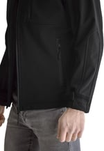 Şensel, Softshell Mont, Siyah -91E650- Su İtici