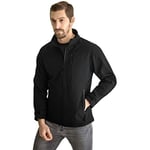 Şensel, Softshell Mont, Siyah -91E650- Su İtici