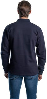 Şensel, Sweatshirt, Lacivert, Polo Yaka -107E5300- Pamuklu