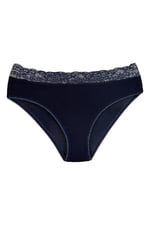 Sensu Kadın Bambu Kumaş Beli Dantelli Slip Külot 3'Lü Paket Set Kts1094,Model3 M