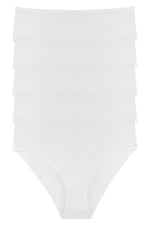Sensu Kadın Beli Lastikli 5'Li Slip Külot - Kts3087