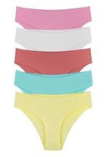 Sensu Kadın Bikini Lazer Kesim 5'Li Külot Set - Kts2050