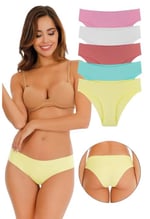 Sensu Kadın Bikini Lazer Kesim 5'Li Külot Set - Kts2050