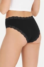 Sensu Kadın Dantelli Karışık Renkler Slip Külot 5l Paket Set KTS3070-5