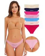Sensu Kadın Gün Baskılı Pamuklu Slip 7li Külot Set - Model3 Small