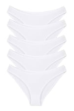 Sensu Kadın Günlük Pamuklu Külot Karışık Bikini Model 5'Li Paket Kts1057