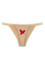 Sensu Kadın Pamuklu Taş Baskılı 3'Lü Slip Külot Set - Kts3040