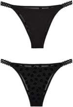 Sensu Kadın Tül Detaylı Slip Külot 5'Li Paket - Kts4009Tül-3-Model1