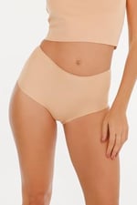 Sensu Kadın Yüksek Bel Dikişsiz Lazer Kesim Külot (BELİ LASTİKLİ) 3'lü Set