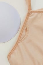Sensu Kız Çocuk Pedsiz Organik Pamuklu Yarım Atlet 3'Lü Alıştırma Sütyeni