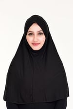 Sensu Peçeli Hazır Türban Pratik Şal Hijab Namaz Örtüsü